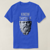 Socrates Delphi Orcale Know Thyself Philosophie Gi T-Shirt (Design vorne)