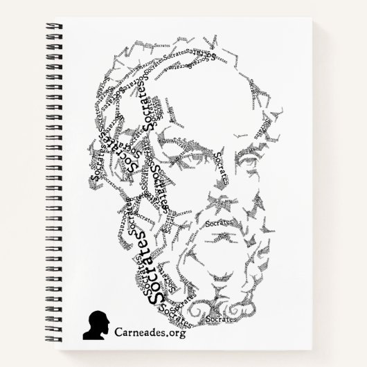Socrates Spiral Notebook Notizblock (Vorderseite)