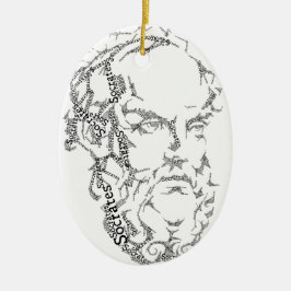 SOCRATES-Verzierung Keramik Ornament