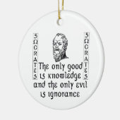 SOCRATES-Verzierung Keramikornament (Links)