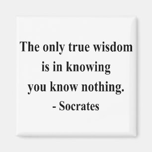 SOCRATES-Zitat 3a Magnet