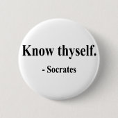 SOCRATES-Zitat 5a Button (Vorderseite)