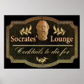 Socrates's Lounge Poster (Vorne)