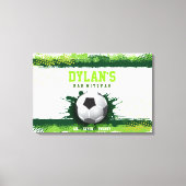 SOCSIN IN GRÜNEN Bar Mitzvah Sign in Memory Board Leinwanddruck (Vorderseite)