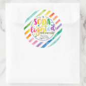 Soda- Aufkleber mit leichter Aufwertung (Tasche)