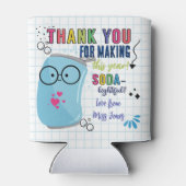 Soda- Aufkleber mit leichter Aufwertung Dosenkühler (Rückseite)