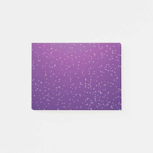 Soda aus Trauben mit kleinen Bläschen Kunst Post-it Klebezettel (Vorderseite)