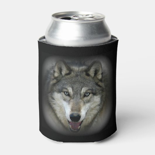 Soda Can Holder - Wolf Mountain Sanctuary Dosenkühler (Kanne Vorderseite)