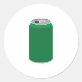 Soda Can Runder Aufkleber (Vorderseite)