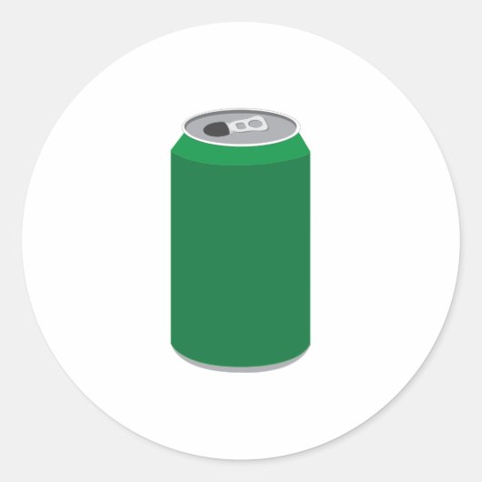 Soda Can Runder Aufkleber (Vorderseite)