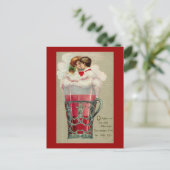 Soda Couple Postkarte (Stehend Vorderseite)