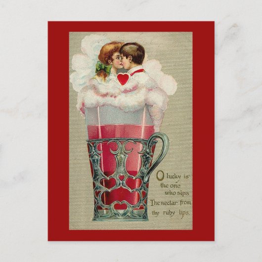 Soda Couple Postkarte (Vorderseite)