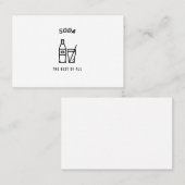 Soda das Beste von allen Visitenkarte (Vorne/Hinten)