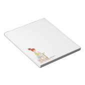 Soda Fountain Girl NotePad Notizblock (angewinkelt)