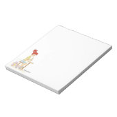 Soda Fountain Girl NotePad Notizblock (Rotiert)