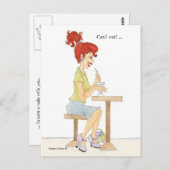 Soda Girl Postkarte (Vorne/Hinten)