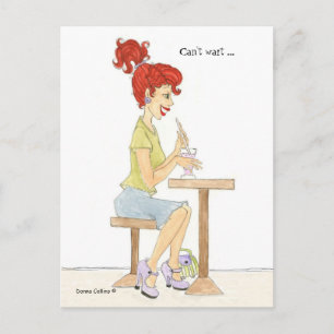 Soda Girl vermisst Postkarte