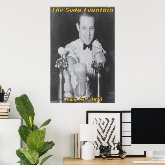 Soda Jerry - Kundenspezifisches Poster oder Print (Heimbüro)