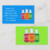 Soda Pop Flasche Business Cards Visitenkarte (Vorne/Hinten)