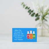 Soda Pop Flasche Business Cards Visitenkarte (Stehend Vorderseite)