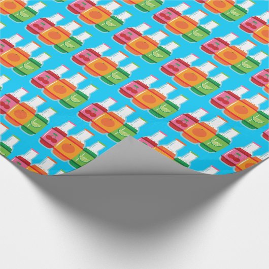 Soda Pop Flaschen Geschenkpapier (Ecke)