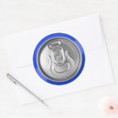 Soda Pop kann oben Runder Aufkleber (Umschlag)