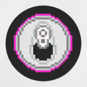 Soda Pop kann Pixel Art - Rosa Etiketten (Design 2)