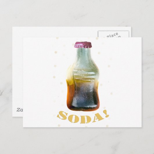 SODA POSTKARTE (Vorne/Hinten)