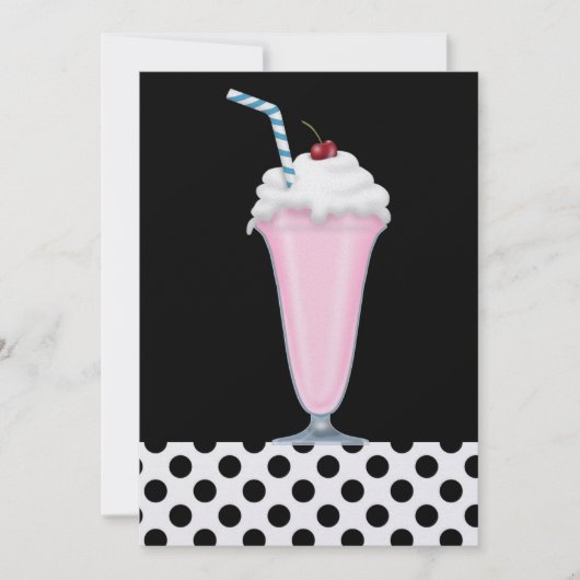 Soda Shop Einladung - SRF (Vorderseite)