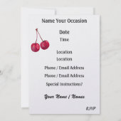 Soda Shop Einladung - SRF (Rückseite)