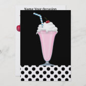 Soda Shop Einladung - SRF (Vorne/Hinten)