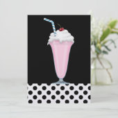 Soda Shop Einladung - SRF (Stehend Vorderseite)