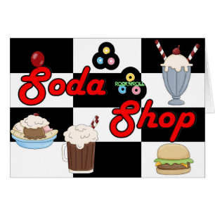 Soda Shop Rock 'n' Roll Retro Party Zeit