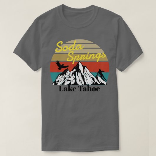 Soda Springs Ski Lake Tahoe 1 T-Shirt (Design vorne)