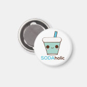 SODAAlkoholisch Magnet (Vorderseite/Rückseite)