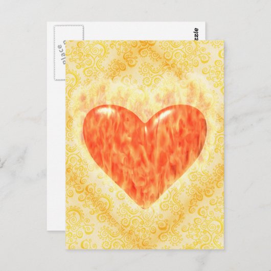 Sodbrennen Postkarte (Vorne/Hinten)