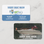 Soddy Boat Wash Business Card Visitenkarte (Vorne/Hinten)