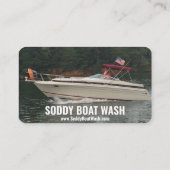 Soddy Boat Wash Business Card Visitenkarte (Rückseite)