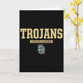 Soddy-daisy Trojans Logo Cheerleading Hs Karte (Gelbe Blume)
