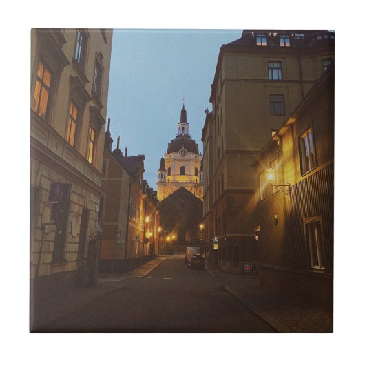 Södermalm - Stadt Stockholm Fliese (Vorderseite)