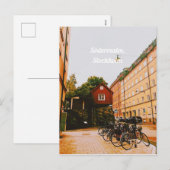 Södermalm, Stockholm, Schweden Feiertagspostkarte (Vorne/Hinten)