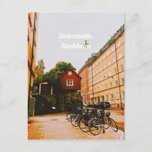 Södermalm, Stockholm, Schweden Feiertagspostkarte