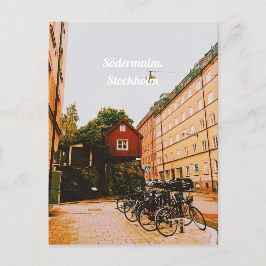 Södermalm, Stockholm, Schweden Feiertagspostkarte (Vorderseite)
