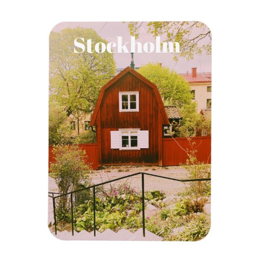 Södermalm, Stockholm, Schweden Magnet (Vertikal)