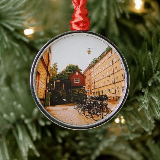 Södermalm, Stockholm, Schweden Ornament Aus Metall (Baum)