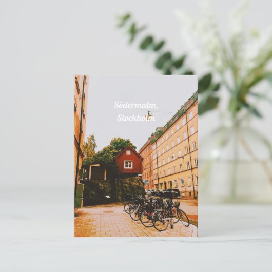 Södermalm, Stockholm, Schweden Postkarte (Stehend Vorderseite)