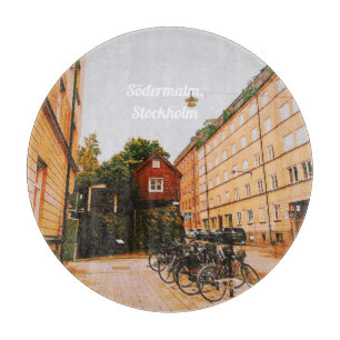 Södermalm, Stockholm, Schweden Schneidebrett