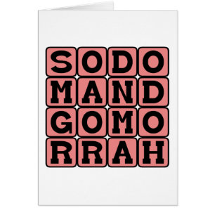 Sodom und Gomorra, Städte der Erbsünde
