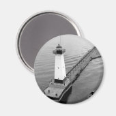 Sodus Outer Lighthouse 2 Magnet (Vorderseite/Rückseite)
