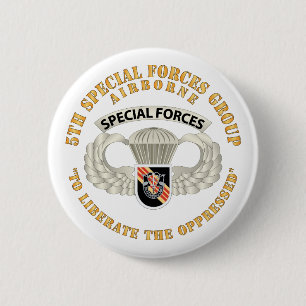 SOF - 5th SFG - Im Flugzeug Abzeichen - Vietnam Button